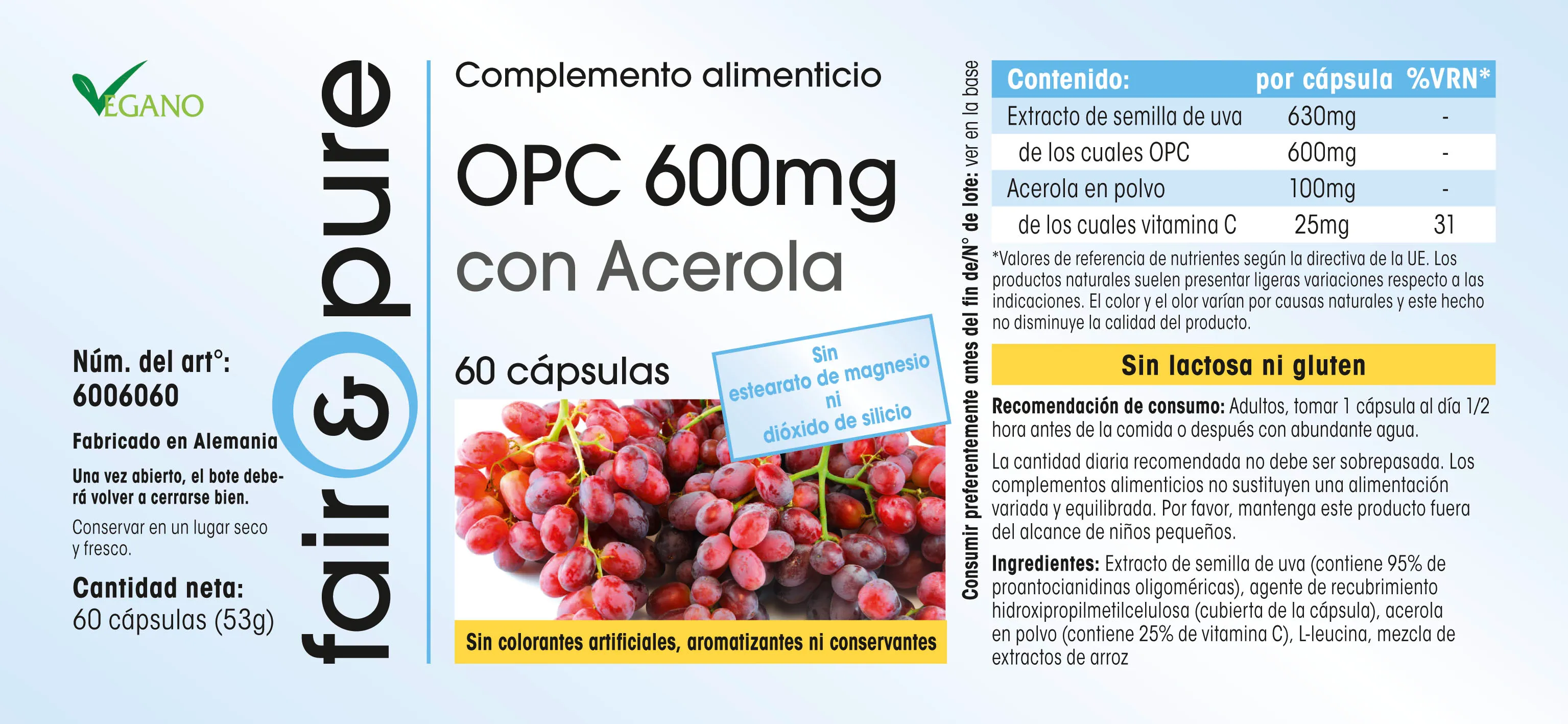 OPC 600mg + Acerola