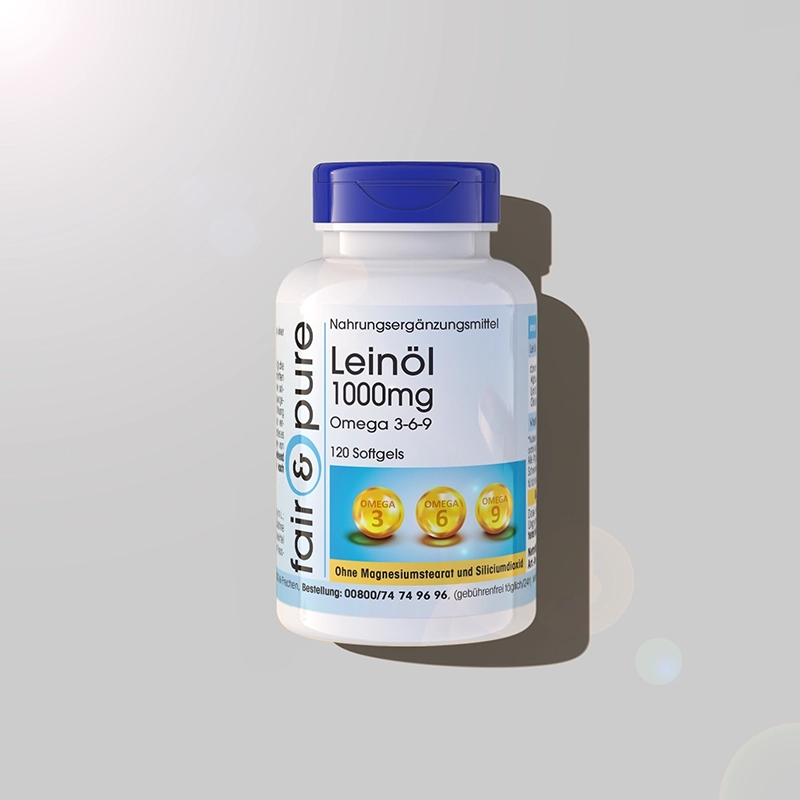 Aceite de linaza 1000mg Omega 3-6-9