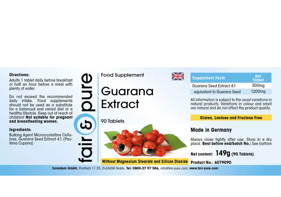 Guarana Extrakt 300mg