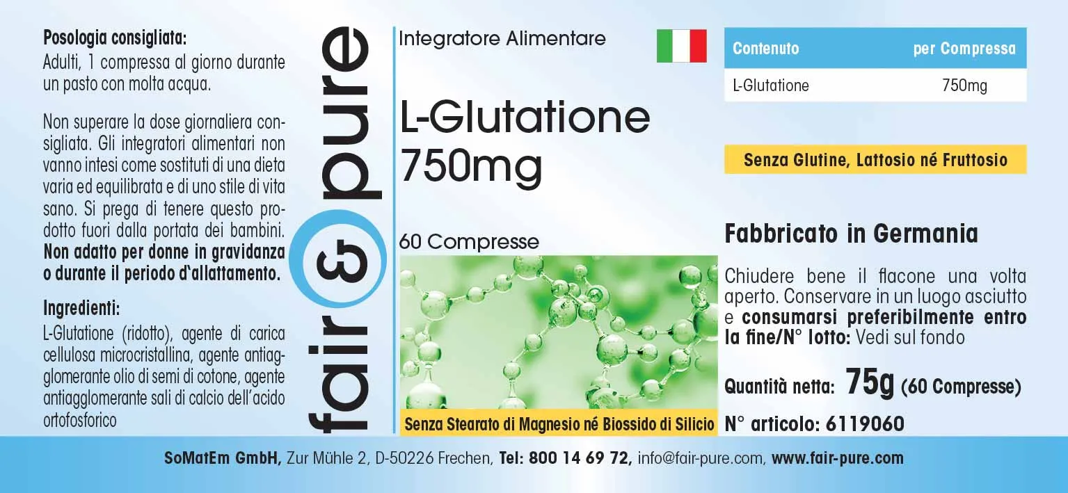 L-Glutathion 750mg