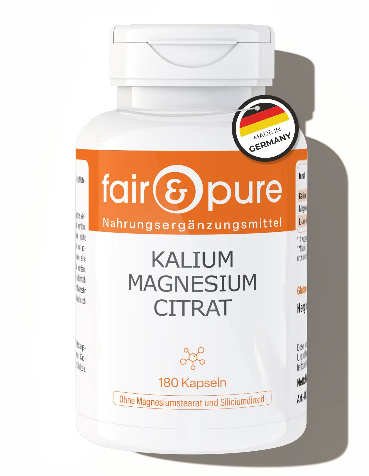 Kalium-Magnesium Citrat | fair-pure