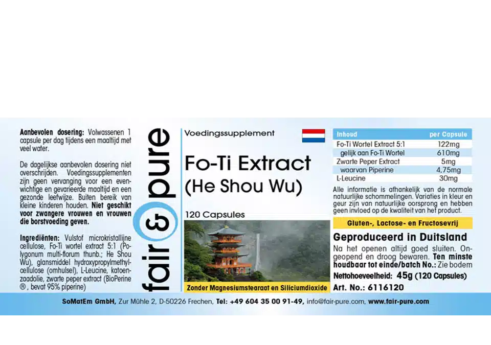 Fo-Ti extract + Piperine
