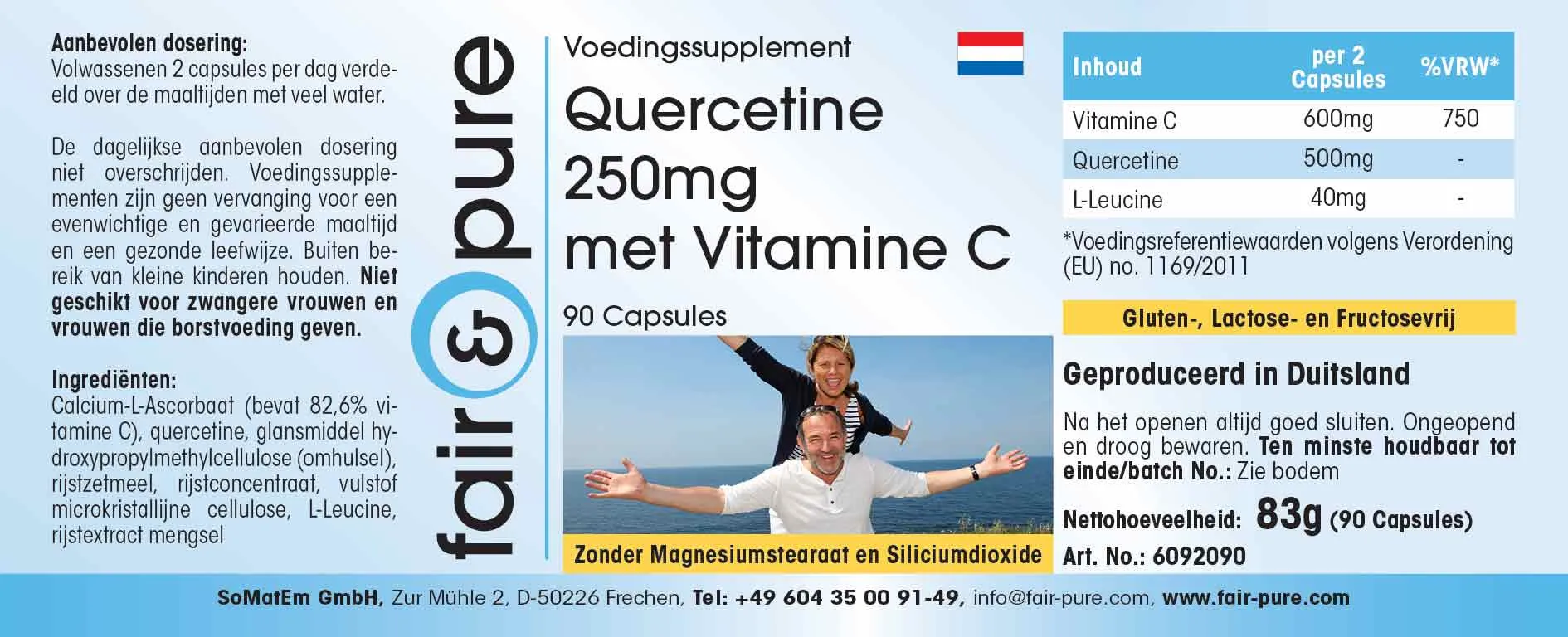 Quercetin 250mg with Vitamin C