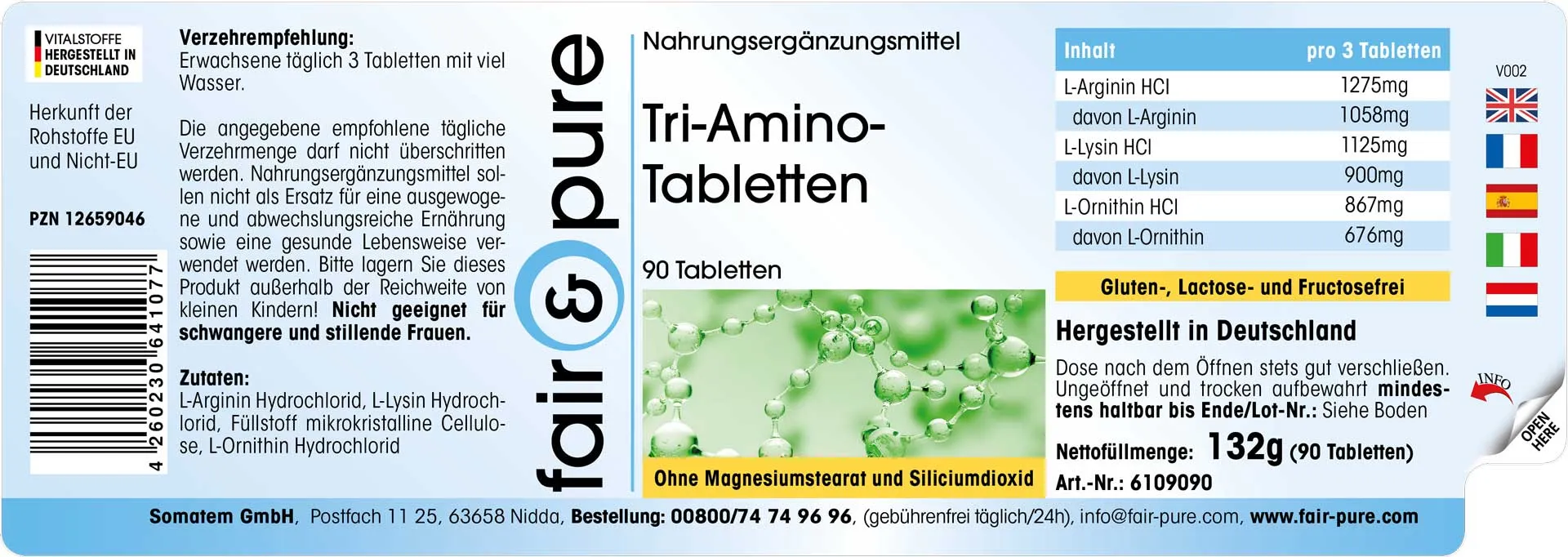 Tri-Amino Tabletten