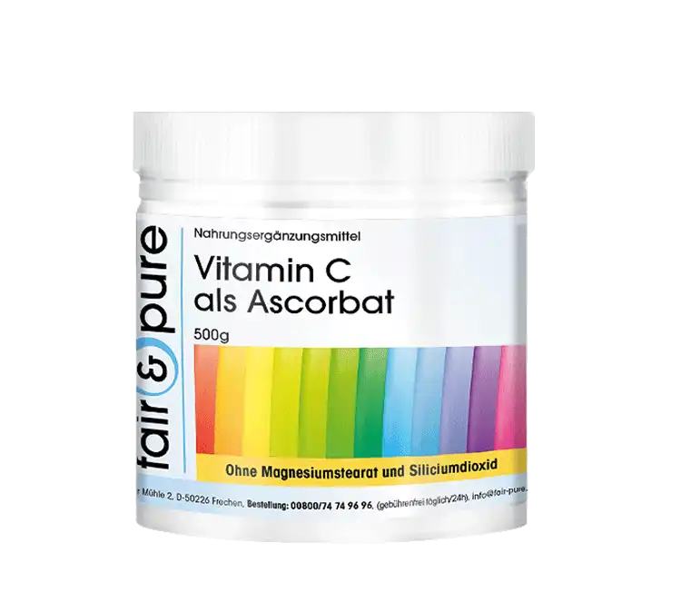 Vitamin C als Ascorbat - 500g Pulver